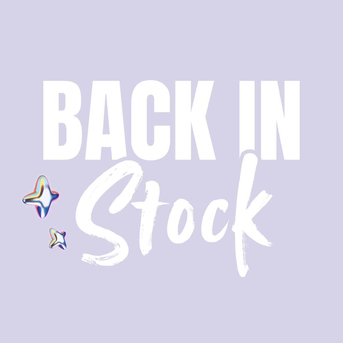 Back in stock