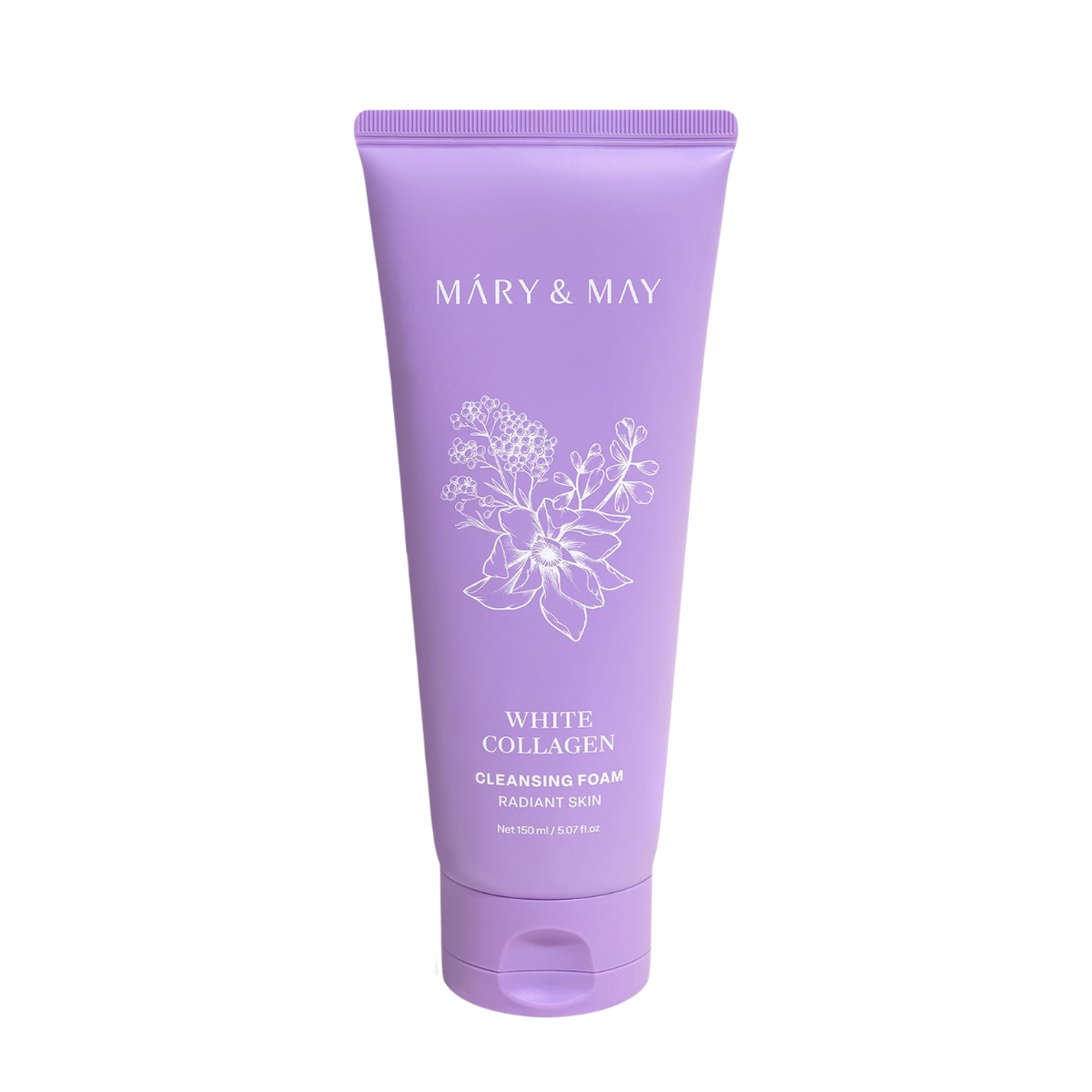 Mary & May - White Collagen Cleansing Foam - 150g